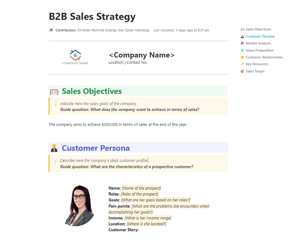 B2B Sales Strategy