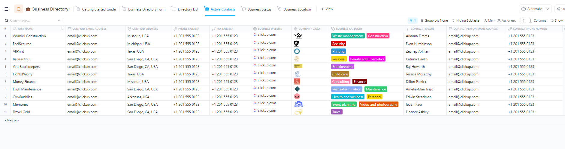 Business Directory