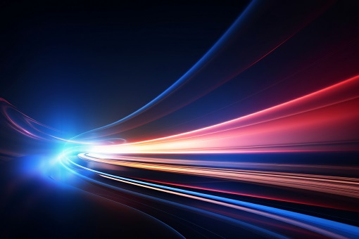 Future technology line background and light effect, cyberpunk style background material with a sense of technology