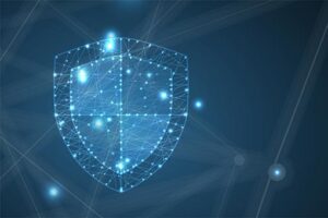 Cyber security and information or network protection. Future tec